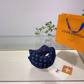 LV Louis Vuitton новая модель бейсболкиз вымытого денима Усоверше