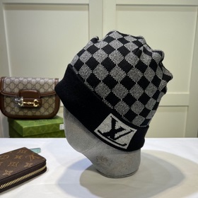Луи Виттон LOUIS VUITTON] Вязаная шапка из кашемира. Новинка на о