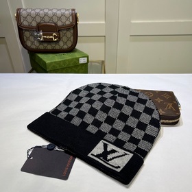 Луи Виттон LOUIS VUITTON] Вязаная шапка из кашемира. Новинка на о