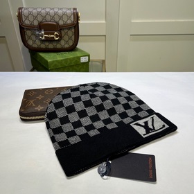 Луи Виттон LOUIS VUITTON] Вязаная шапка из кашемира. Новинка на о