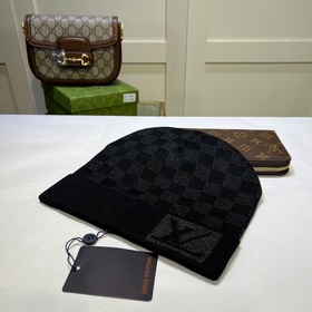 Луи Виттон LOUIS VUITTON] Вязаная шапка из кашемира. Новинка на о