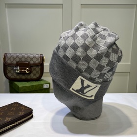 Луи Виттон LOUIS VUITTON] Вязаная шапка из кашемира. Новинка на о