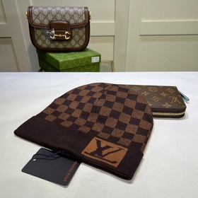 Луи Виттон LOUIS VUITTON] Вязаная шапка из кашемира. Новинка на о