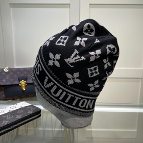 Луи Виттон LOUIS VUITTON] Вязаная шапка из кашемира. Новинка на о