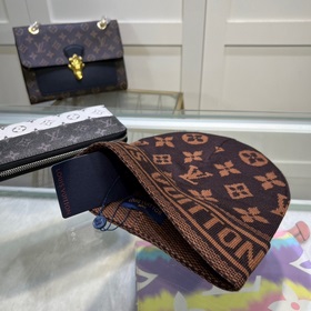 Луи Виттон LOUIS VUITTON] Вязаная шапка из кашемира. Новинка на о