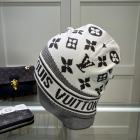 Луи Виттон LOUIS VUITTON] Вязаная шапка из кашемира. Новинка на о