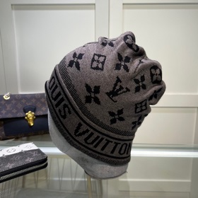 Луи Виттон LOUIS VUITTON] Вязаная шапка из кашемира. Новинка на о