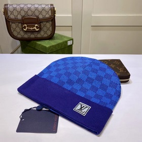 Луи Виттон LOUIS VUITTON] Вязаная шапка из кашемира. Новинка на о