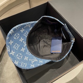 Новая модель бейсболки LV Louis Vuitton 2023 года, с джинсовым уз