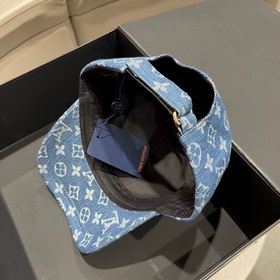 Новая модель бейсболки LV Louis Vuitton 2023 года, с джинсовым уз