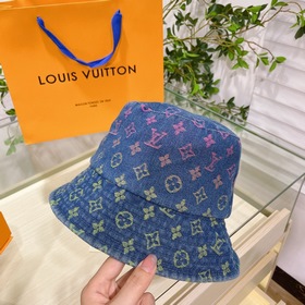 Новая модель джинсовой кепки в стиле рыбацкой кепки от LV Louis V
