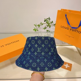 Новая модель джинсовой кепки в стиле рыбацкой кепки от LV Louis V