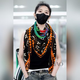 Товар доставлен, искренне благодарю. 【L草间弥生140】 Шерстяной платок