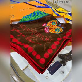 Товар доставлен, искренне благодарю. 【L草间弥生140】 Шерстяной платок