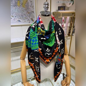 Товар доставлен, искренне благодарю. 【L草间弥生140】 Шерстяной платок