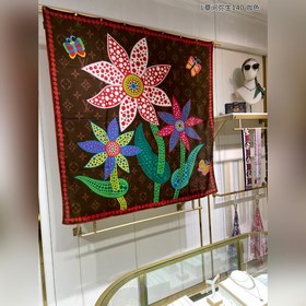 Товар доставлен, искренне благодарю. 【L草间弥生140】 Шерстяной платок