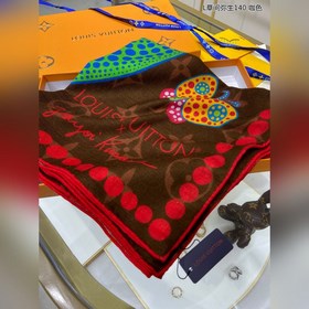 Товар доставлен, искренне благодарю. 【L草间弥生140】 Шерстяной платок