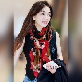 Длинный шарф из кашемира, доступен в магазинах, высокое качество,