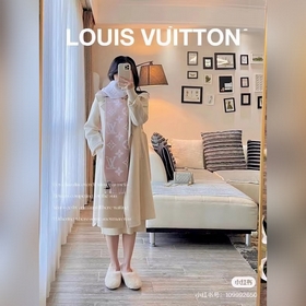 Louis Vuitton 【Двусторонняя длинная шарф с логотипом L】 Шарф Sim