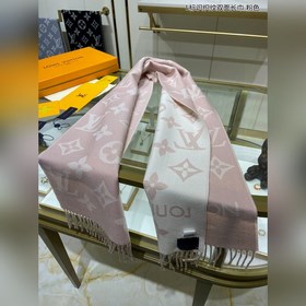 Louis Vuitton 【Двусторонняя длинная шарф с логотипом L】 Шарф Sim