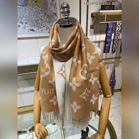 Louis Vuitton 【Двусторонняя длинная шарф с логотипом L】 Шарф Sim