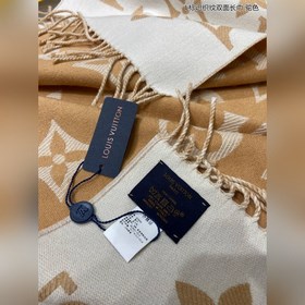 Louis Vuitton 【Двусторонняя длинная шарф с логотипом L】 Шарф Sim