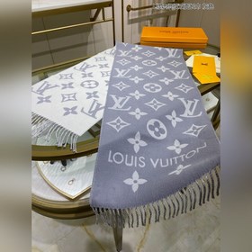 Louis Vuitton 【Двусторонняя длинная шарф с логотипом L】 Шарф Sim