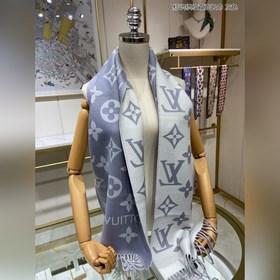 Louis Vuitton 【Двусторонняя длинная шарф с логотипом L】 Шарф Sim