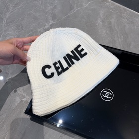 Celine Селин, новая осенняя модель рыбацкой шапки, вязаная шапка,