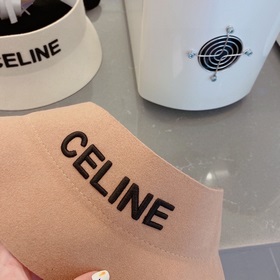 Celine Селин 2023 осенний шляпа с открытой макушкой, 100% шерсть,