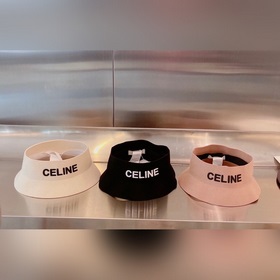 Celine Селин 2023 осенний шляпа с открытой макушкой, 100% шерсть,