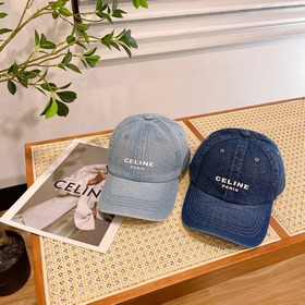 В комплекте с пылезащитным чехлом [CELINE] Джинсовая бейсболка ве