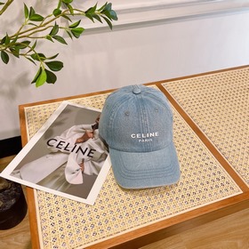 В комплекте с пылезащитным чехлом [CELINE] Джинсовая бейсболка ве