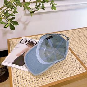 В комплекте с пылезащитным чехлом [CELINE] Джинсовая бейсболка ве