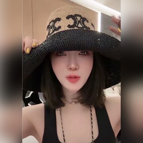 Celine Селин Рафи-шляпа, разноцветная рыбацкая шляпа, высококачес