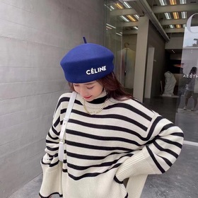 Celine Селин, новая модель шерстяной беретки из коллекции осень-з