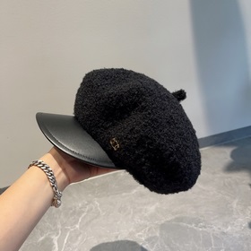 Новая модель кепки Celine с козырьком, из овечьей шерсти, подходи