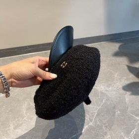 Новая модель кепки Celine с козырьком, из овечьей шерсти, подходи