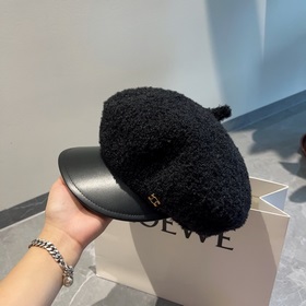 Новая модель кепки Celine с козырьком, из овечьей шерсти, подходи