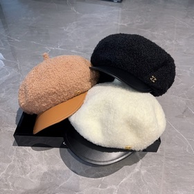 Новая модель кепки Celine с козырьком, из овечьей шерсти, подходи