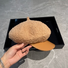 Новая модель кепки Celine с козырьком, из овечьей шерсти, подходи