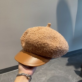 Новая модель кепки Celine с козырьком, из овечьей шерсти, подходи