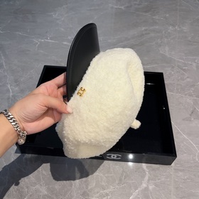 Новая модель кепки Celine с козырьком, из овечьей шерсти, подходи