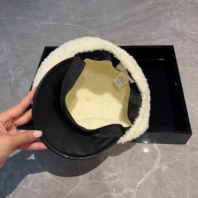 Новая модель кепки Celine с козырьком, из овечьей шерсти, подходи