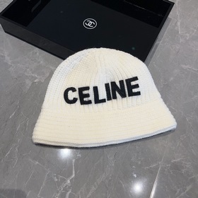 Celine Селин, новая осенняя модель рыбацкой шапки, вязаная шапка,