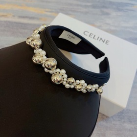 Celine, ободка для волос, ободка для волос из ледяного шелка, шля