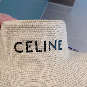 Новая модель шляпы Celine, закрывающая небольшой цилиндр, бежево-
