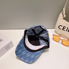 В комплекте с пылезащитным чехлом 【CELINE】 Джинсовая бейсболка ве