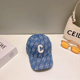 В комплекте с пылезащитным чехлом 【CELINE】 Джинсовая бейсболка ве