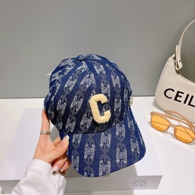 В комплекте с пылезащитным чехлом 【CELINE】 Джинсовая бейсболка ве